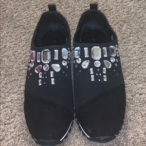 BCBG Slip-on bejeweled sneakers